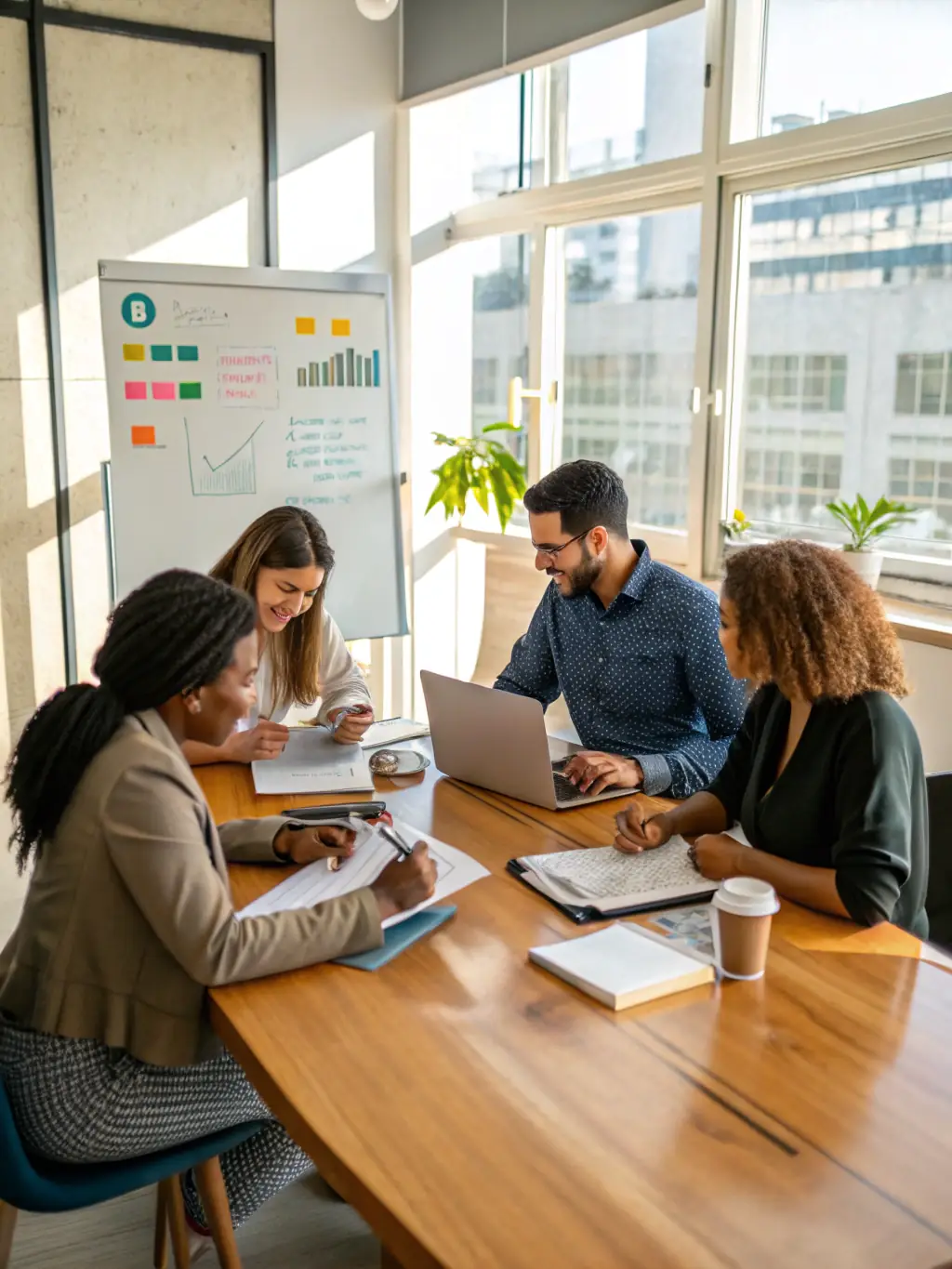 A candid shot of conference attendees networking during a coffee break at the Startup Summit UK, showcasing the collaborative environment.